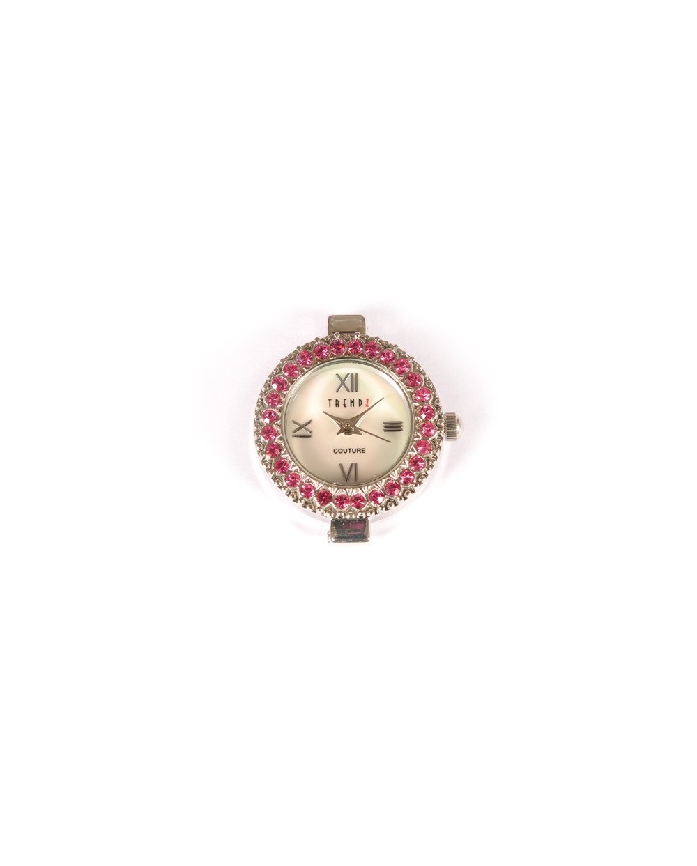 Laikrodis su swarovski kristalais rose