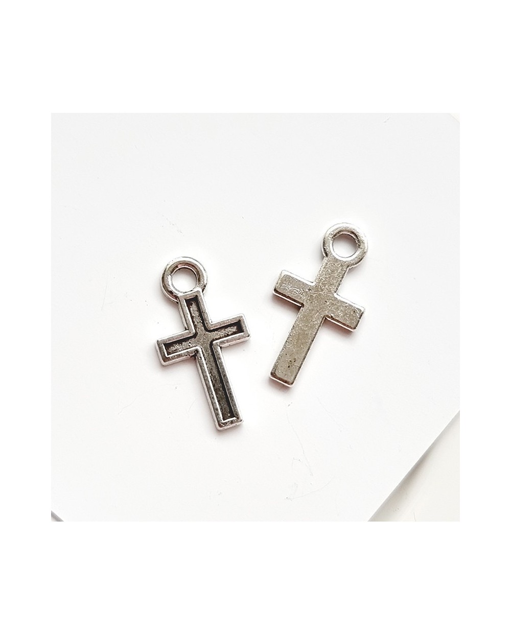 Kryžiukas sidabro sp., 15x8mm, 1 vnt.